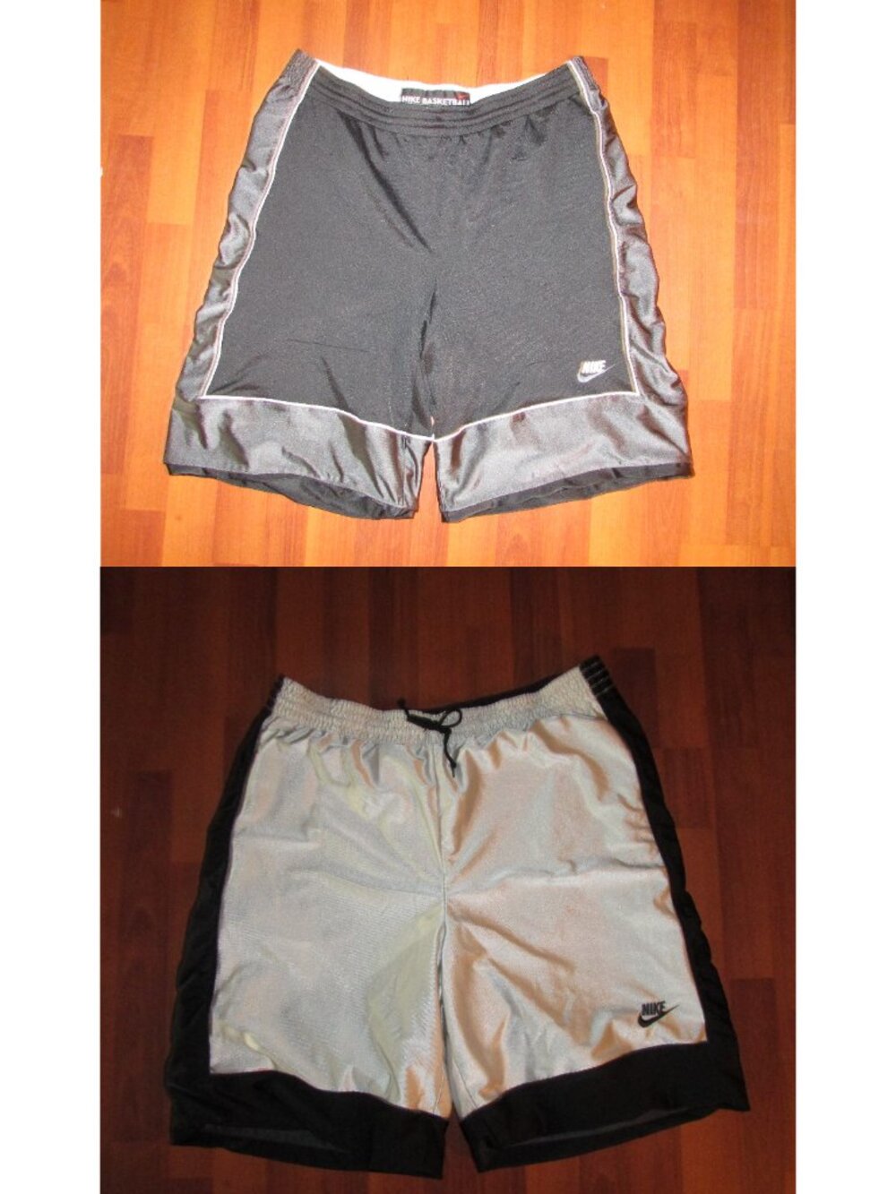 Vintage Nike Basketball Reversible Nylon Shorts Y2K